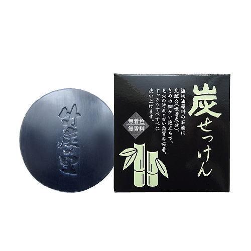 竹炭の里 炭せっけん 100g×12個 送料無料 脂性のお肌に 汚れやニオイを吸着 パラベンなどの保存料・合成界面活性剤・エデト酸不使用 低刺激