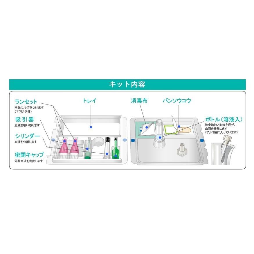 [14項目]栄養状態・肝機能・脂質代謝・血糖・尿酸・腎機能・ヘモグロビン　メタボ&生活習慣病セルフチェック2個セット【デメカル血液検査キット】正規販売店｜kenkou-senka｜08