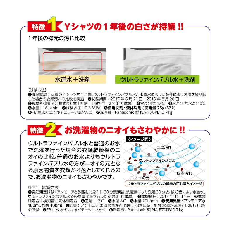 洗濯機用 エニティバブルマイスター ナノバブル/ウルトラファイン