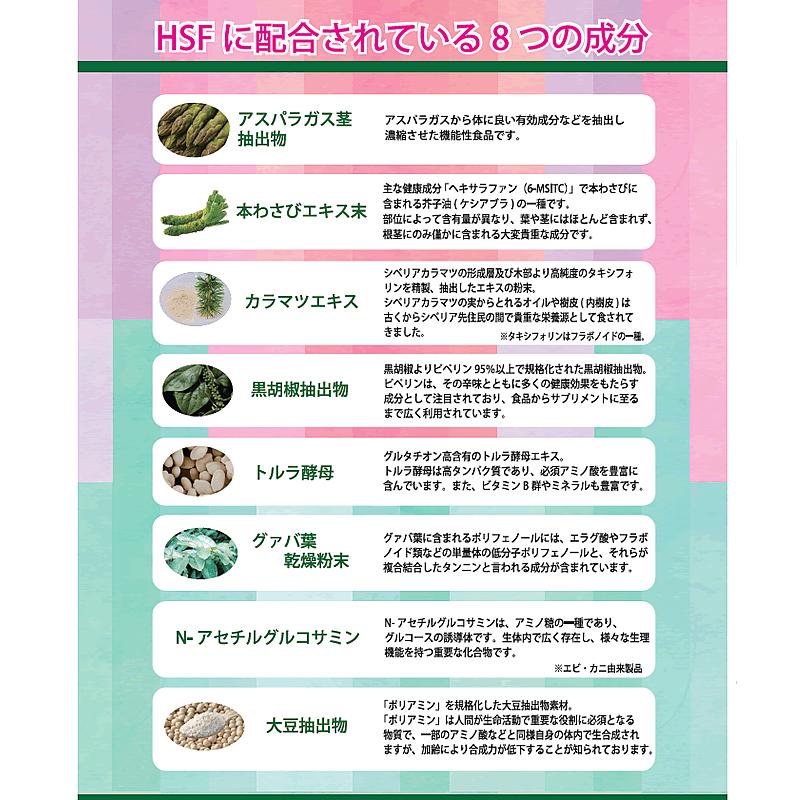 健康な体に健全なたんぱく質を！HSF（エイチエスエフ）180粒（約1か月分） |  | 02