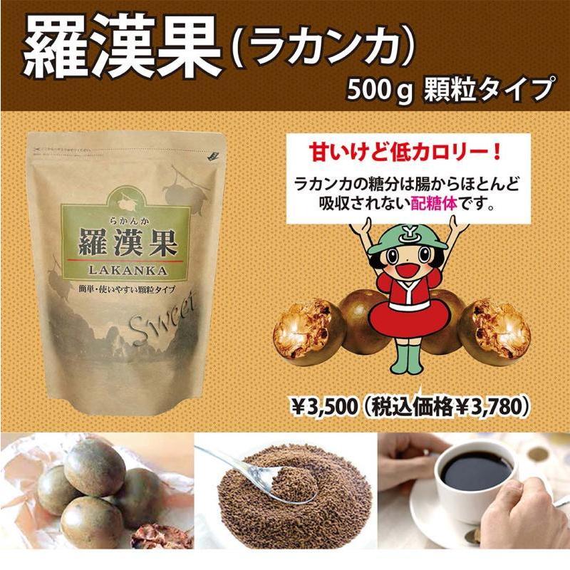 羅漢果/ラカンカ顆粒500g｜天然の低カロリー甘味料 : 健康屋本店