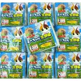△［10個セット］ミーちゃん スッキリ生野菜（猫草） 2パック入り×10