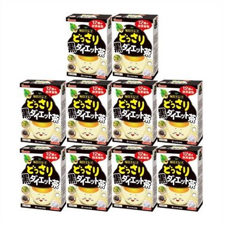 送料無料 ▲［10個セット］どっさり黒ダイエット茶　140g(5g×28バッグ)入り×10個 ●翌日配達「あすつく」対象商品（休業日を除く）●（Yahoo!・健康と美容の専門店 健康一番館）