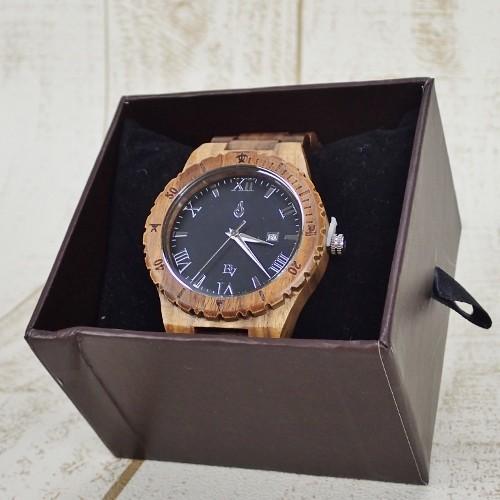 ビーンアンドバニラ　ハワイアンコアウッドウォッチ　ＨＬＷ００２-１ 