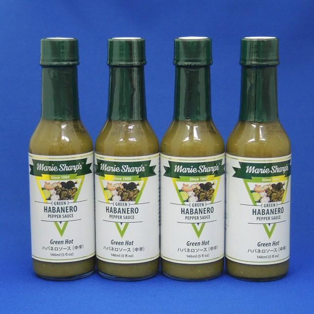 マリーシャープスのハバネロペパーソース グリーンホット 中辛 ４本セット カリブ海の小国ベリーズ特産のハバネロと食用ウチワサボテンのコラボ Kf 02 4 健康ファーム Yahoo 店 通販 Yahoo ショッピング