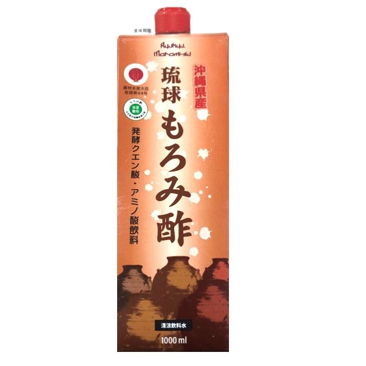 沖縄県産 琉球 もろみ酢 1000ml 発酵 クエン酸 アミノ酸 飲料 紙パックタイプ 6本 送料無料 クエン酸 100ml当 990mg（Yahoo!・健康の達人エム・ディー・エム）