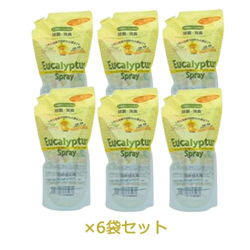 ユーカリプタススプレー 詰替え用 600ml×6袋セット ※送料無料（一部地域を除く） ユーカリプタススプレー 詰替え用 600ml×6袋セット ※送料無料（一部