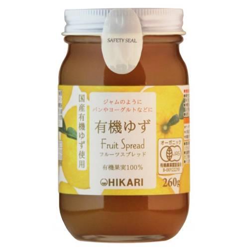 有機ゆずフルーツスプレッド 260g【ヒカリ】 : 健康マイスター - 通販