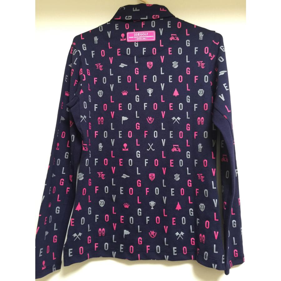 23区GOLF ゴルフウェア ポロシャツ 長袖 レディース : 健康応援団