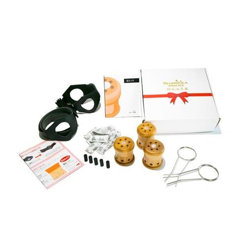 医療用具 邵氏温灸器（しょうしおんきゅうき）3個組 【徳潤】 ＋