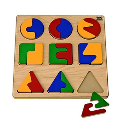 複雑な分割関係を学ぶパズル（ESC-1）【TAGTOYS（タグトイ）】 ※キャンセル不可