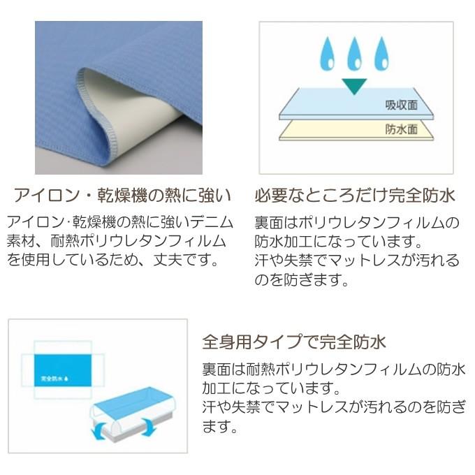 介護ベッド デニム防水シーツ 全面タイプ テイコブ 介護用 子供用 幸和製作所 SE06Z UL-306434_1
