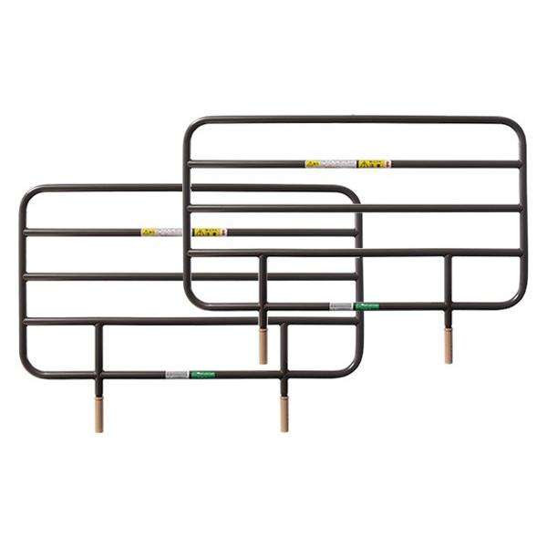 介護ベッド プラッツ 介護用ベット ３モーター 木製宮付き ミオレット２ ３点セット マットレス付き サイドレール付き 手すり／柵 | Platz（介護用品） | 03