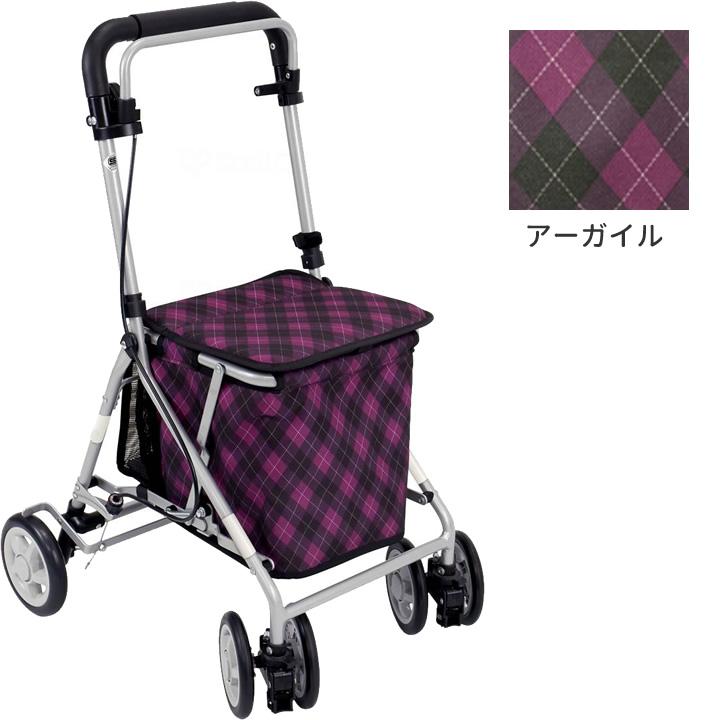 シルバーカー　スカイウォーカーS 花柄　手押し車　お買い物カート 島製作所 島製作所 シルバーカー カノン 手押し車 老人用 高齢者 押し車