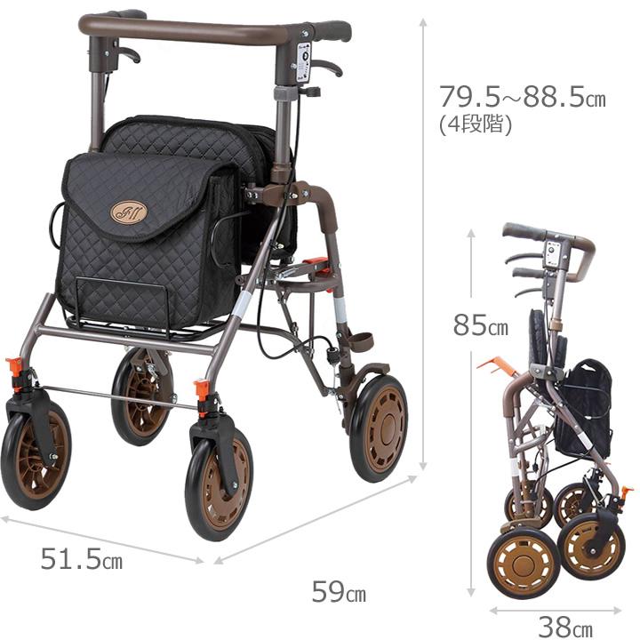 アイルリンク シルバーカー アイルウォークα 0001 歩行器 手押し車