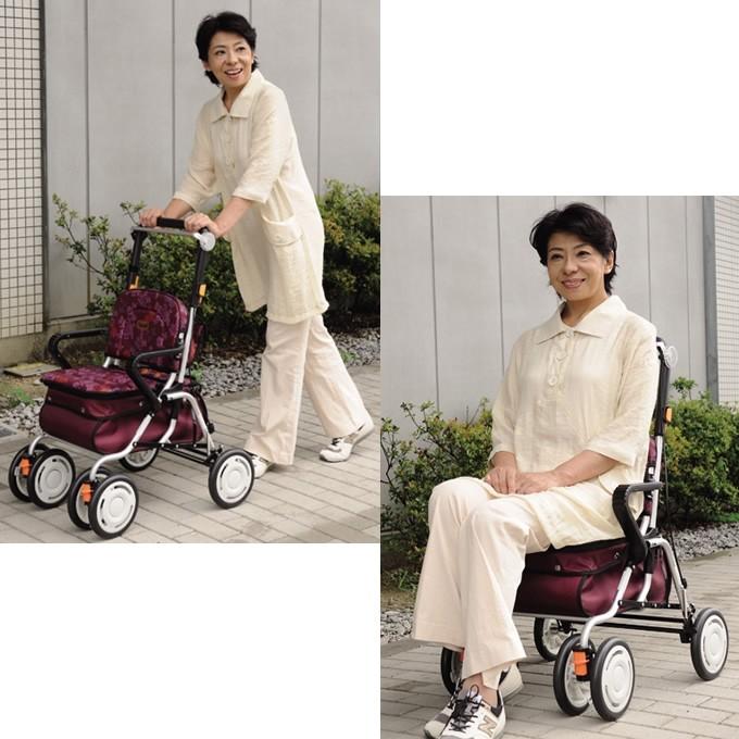 Tacaof シルバーカー 手押し車 老人用 高齢者 カート 介護用品