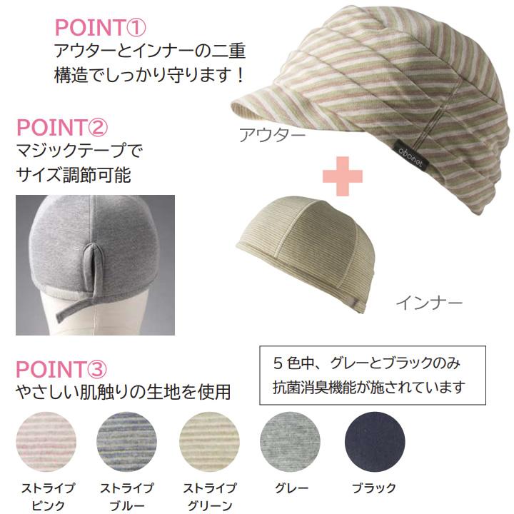介護衣料品 abonet ホーム つば付 アボネット 特殊衣料 2027 頭部保護帽 保護帽子 ぼうし UL-675090_1