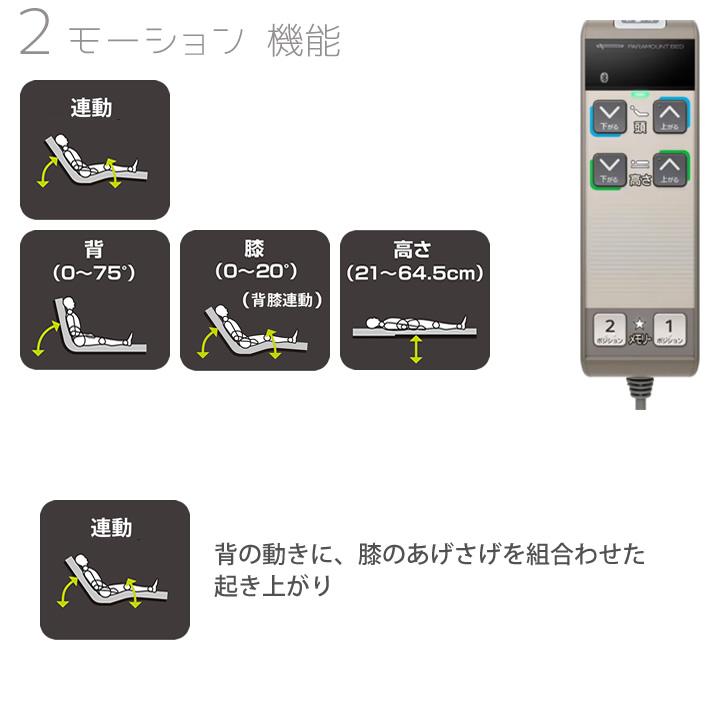 パラマウントベッド（PARAMOUNT BED） 電動ベッド 楽匠プラス 2