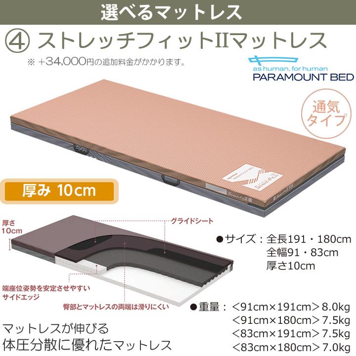 パラマウントベッド（PARAMOUNT BED） 電動ベッド 楽匠フィット 樹脂