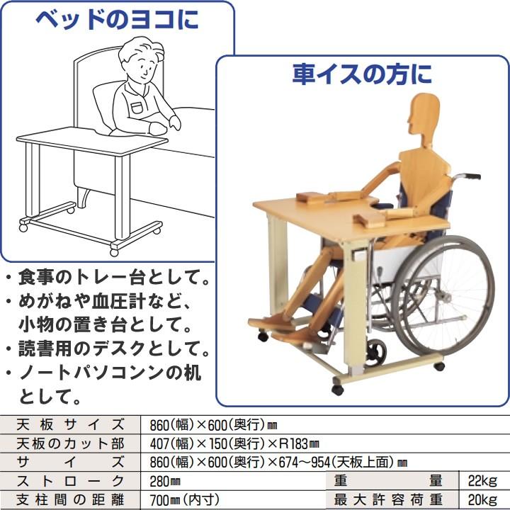 介護雑貨 生活支援用品 自在テーブル ボランチ コムラ製作所 DSV UL-552031｜kenkul｜04