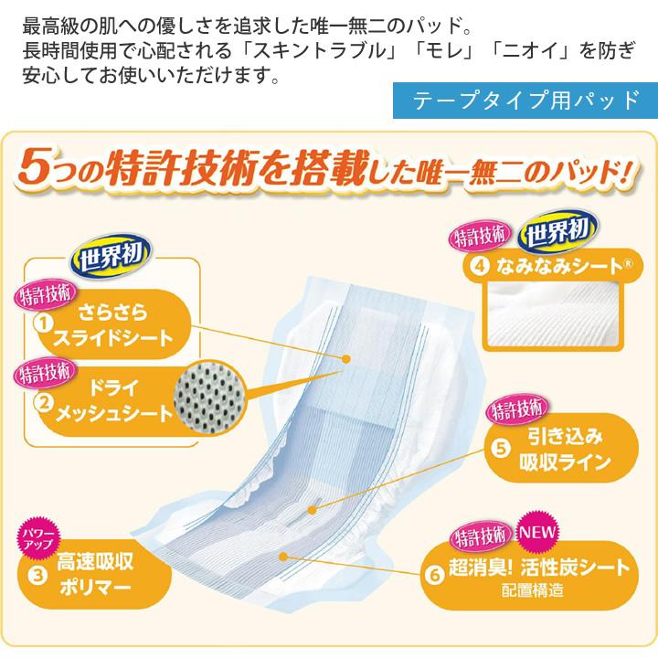 ライフリー 一晩中あんしん 紙おむつ 一晩中安心さらさらパッド
