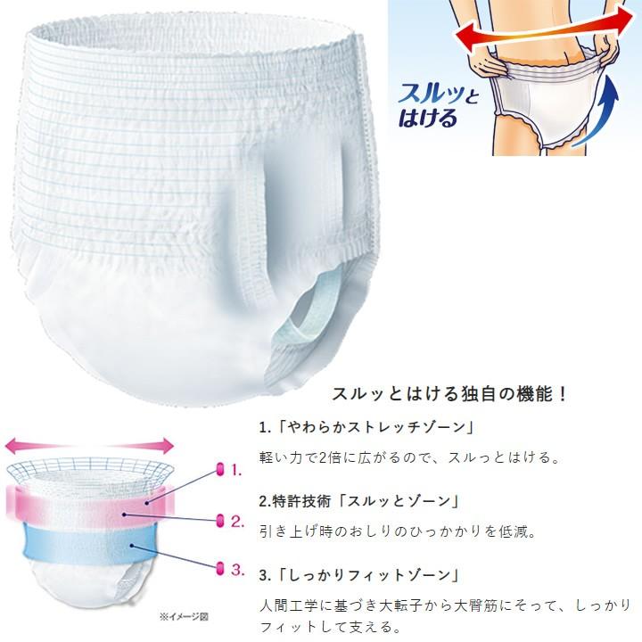 unicharm（ユニチャーム） 紙おむつ ライフリー 尿とりパッドなしでも