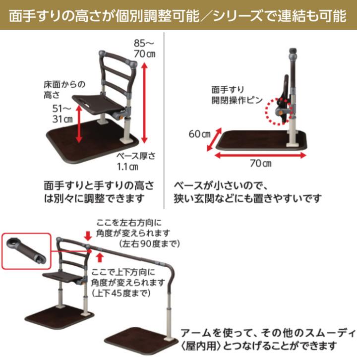 Panasonic（パナソニック） 手すり 歩行サポート手すり スムーディ 面