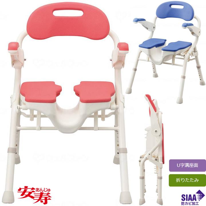 入浴用品 安寿 折りたたみシャワーベンチ HPフィット アロン化成 536  