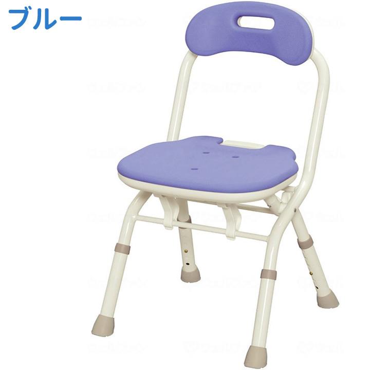 アロン化成 入浴用品 安寿 折りたたみシャワーベンチ FC 背付タイプ