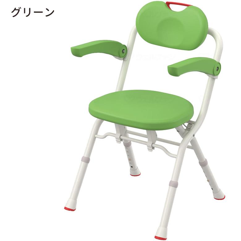 安寿　折りたたみシャワーベンチA-Sフィット / 536-047ウォームグレー アロン化成 入浴用品 安寿 折りたたみシャワーベンチ A-Sフィット 536
