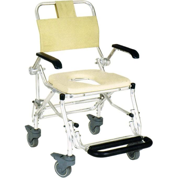 入浴用品 おりたたみ式アルミシャワーキャリー ＬＸ−ＩＩ 睦三 No.5022 UL-436059