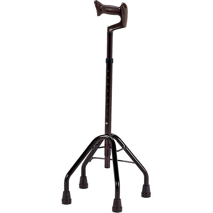 杖 ステッキ オールアルミ4点支持杖 赤井 2822 2823 UL-326100