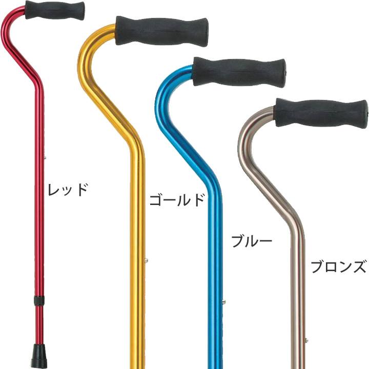 杖 ステッキ プッシュボタン型アルミケイン クリスタル産業 KS-30R KS