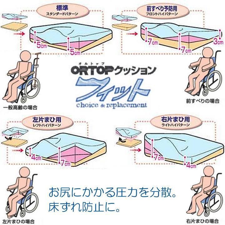 オルトップクッション フィット クッション 車椅子クッション 車いすクッション パシフィックサプライ 防水 床ずれ防止 床ずれ 体圧分散 介護用品 福祉用品 中古 車いす クッション パシフィックサプライ オルトップクッション
