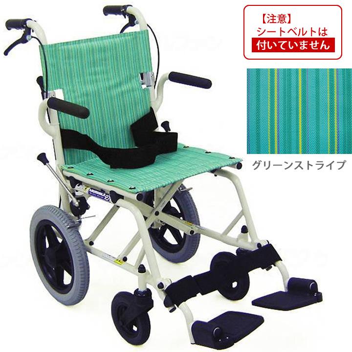 カワムラサイクル ノーパンクタイヤ 簡易車椅子 折たたみ式車椅子 KA6