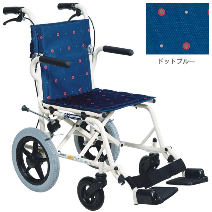 カワムラサイクル ノーパンクタイヤ 簡易車椅子 折たたみ式車椅子 KA6