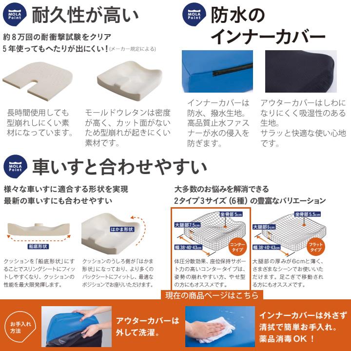 タカノ 車椅子用クッション タカノクッション モーラ コンタータイプ