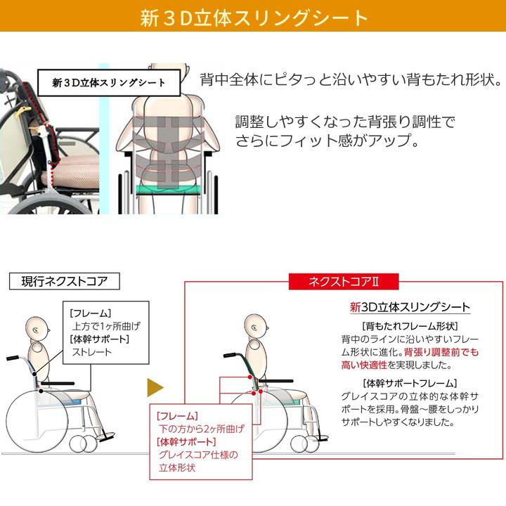 MATSUNAGA（マツナガ） 車椅子 ネクストコアII マルチ 介助式 車いす