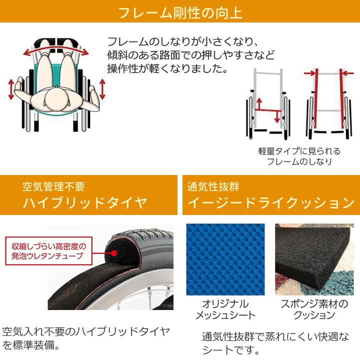 MATSUNAGA（マツナガ） 車椅子 ネクストコアII アジャスト 自走式