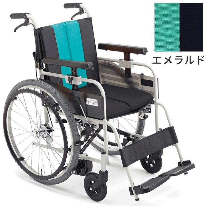 ミキ 車いす MBY-47B とまっティ シリーズ 自走型 ノンバック