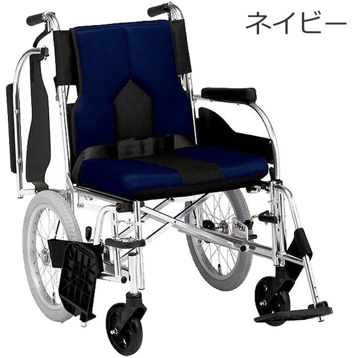 車椅子 カラーズ COLORS 介助型 車いす 多機能車いす マキテック KC-4DB(40) KC-4LG(40) KC-4PU(40) 車イス UL-404246_1