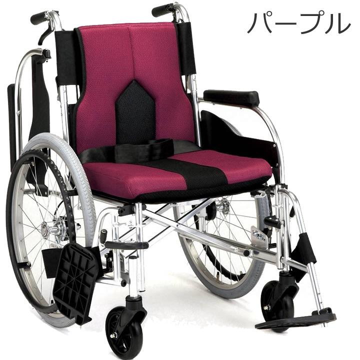 車椅子 カラーズ COLORS 自走型 車いす 多機能車いす マキテック KC-2PU(40) KC-2LG(40) KC-2DB(40) 車イス UL-384434_2