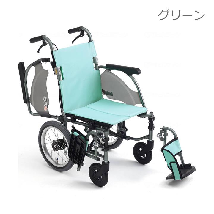 車椅子 車いす カルッタ CRT-4 シーアールティ ミキ 介助型 軽量 コンパクト車イス CRT-4 UL-517209_1