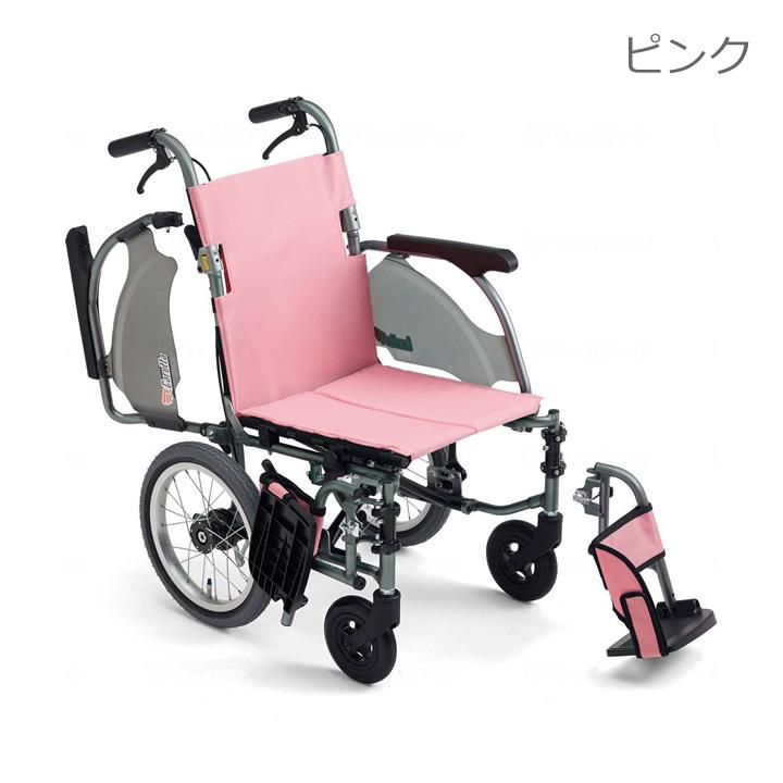 車椅子 車いす カルッタ CRT-4 シーアールティ ミキ 介助型 軽量 コンパクト車イス CRT-4 UL-517209_2