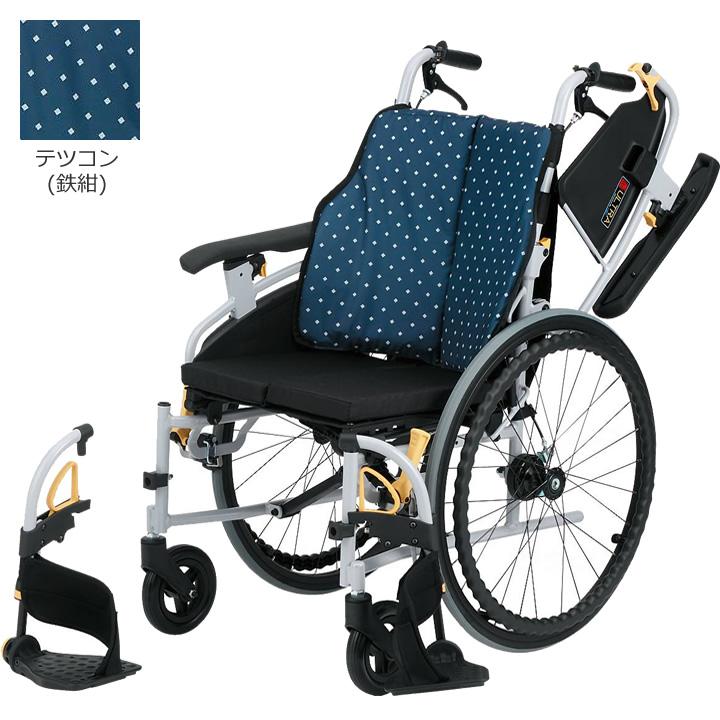 日進医療器　自走用　多機能　ULTRA　ノーパンクタイヤ　車椅子　NA-U2W 日進医療器 車椅子 シン・ウルトラシリーズ 多機能 自走用