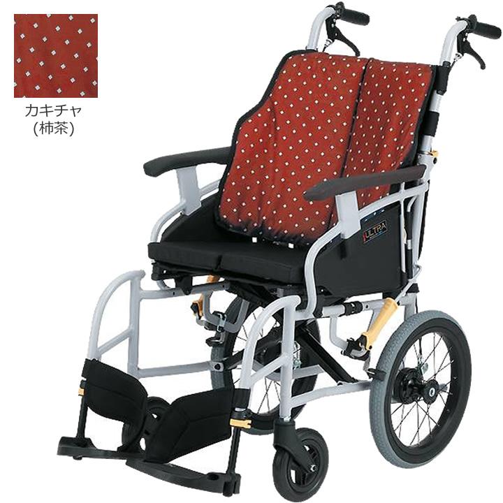 日進医療器　自走用　超軽量　ULTRA　ノーパンクタイヤ　車椅子　NA-U1 日進医療器 車椅子 シン・ウルトラシリーズ 標準 介助用 ノーパンク