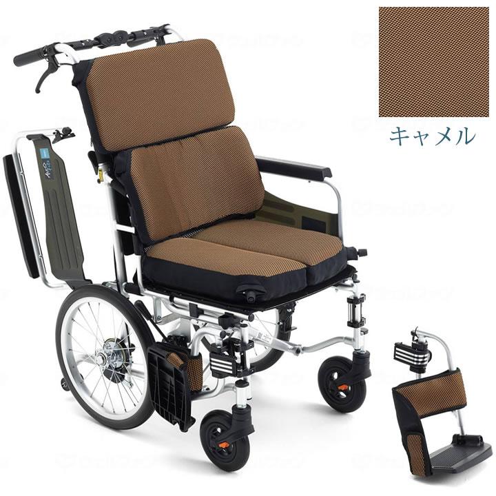 車椅子 車いす エアフィッツ 介助型 スタンダード CJ01094 CJ01095 ミキ AFS-16 UL-517605_1