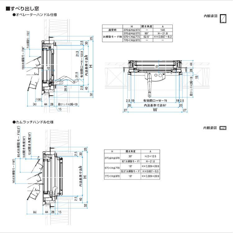 すべり出し窓 06907(w730mm×h770mm)YKKAP アルミサッシ すべり出し窓 06907(w730mm×h770mm)YKKAP アルミサッシ