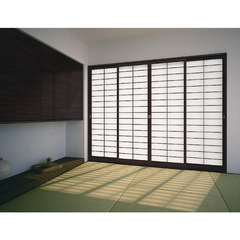 標準障子枠4枚と窓用障子枠2枚 LIXIL 紙貼障子 新和風 CA4 w1640mm 引違2枚戸 窓タイプ用 2×4