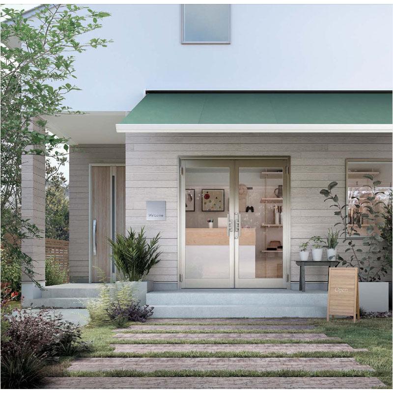 LIXIL（リクシル） 店舗ドア クリエラガラスドア 内付型 両開き 1619